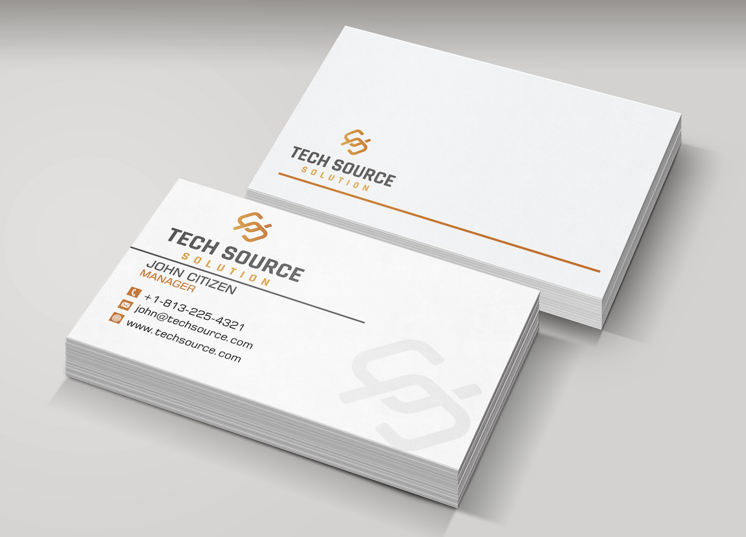 Business Card Design by Pixi Dust for Tech Source Solution | Design #18922554