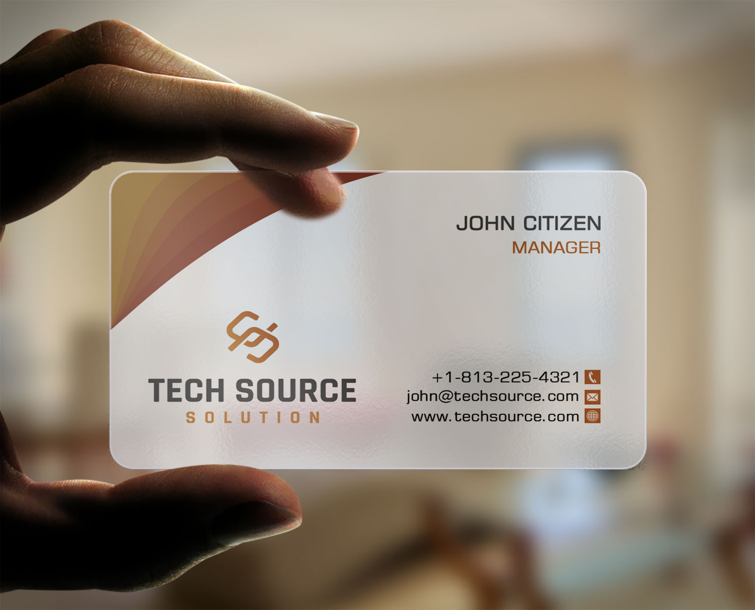 Design de Carte de Visite par Pixi Dust pour Tech Source Solution | Design #18922557