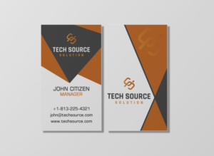 Design de Carte de Visite par Pixi Dust pour Tech Source Solution | Design : #18922558