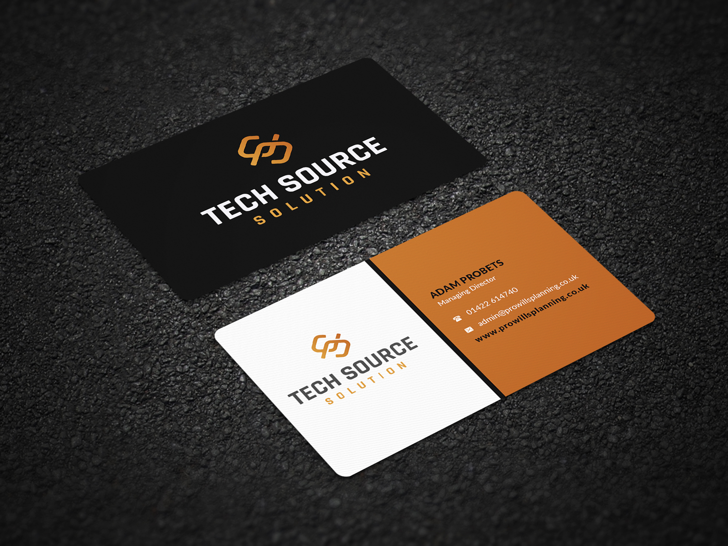 Diseño de Tarjeta de Presentación por Pointless Pixels India para Tech Source Solution | Diseño #18924300