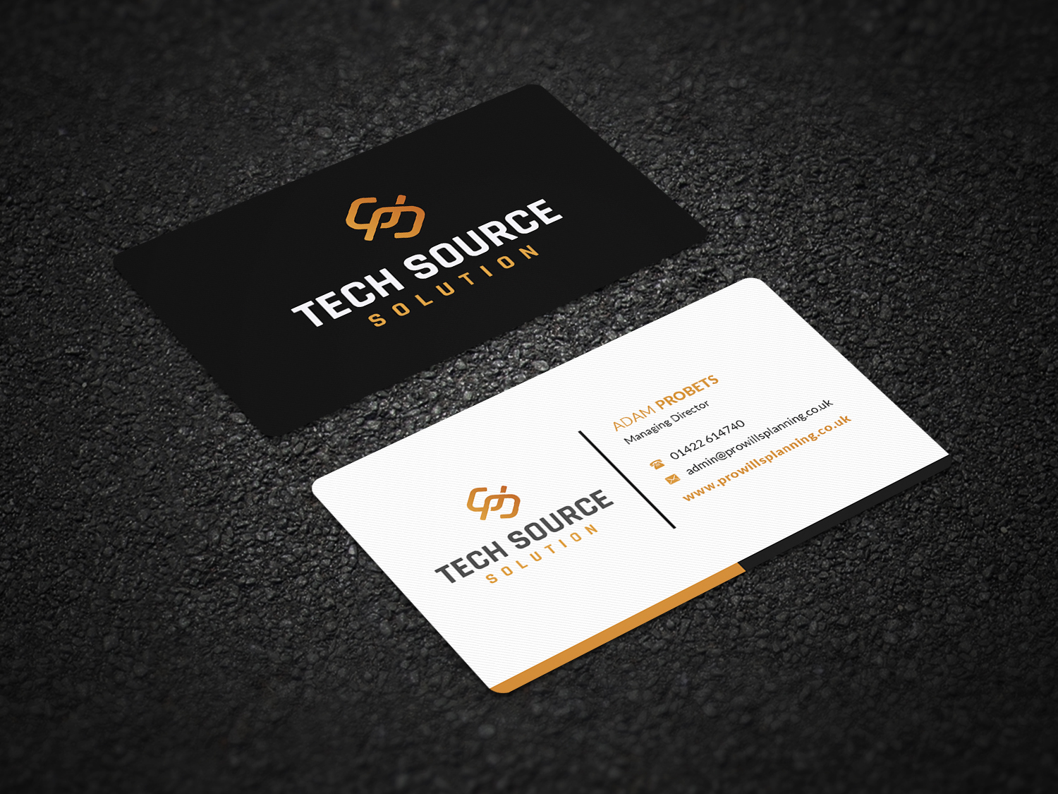 Diseño de Tarjeta de Presentación por Pointless Pixels India para Tech Source Solution | Diseño #18924333