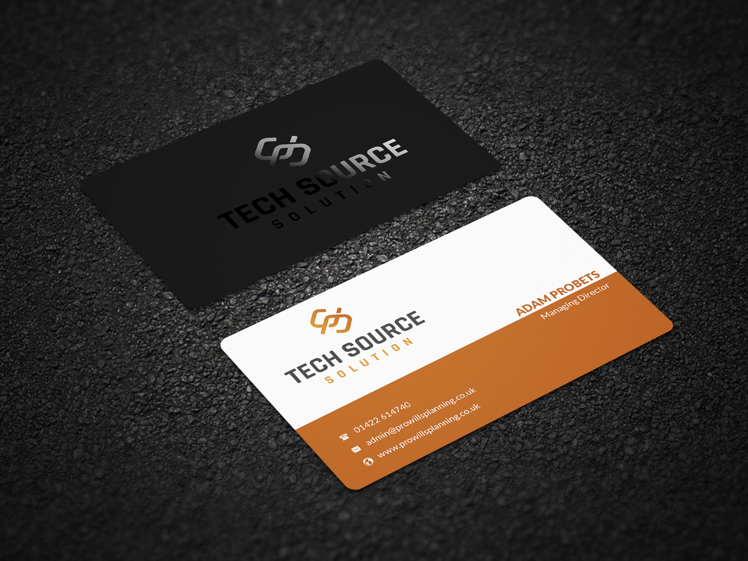 Diseño de Tarjeta de Presentación por Pointless Pixels India para Tech Source Solution | Diseño #18924334