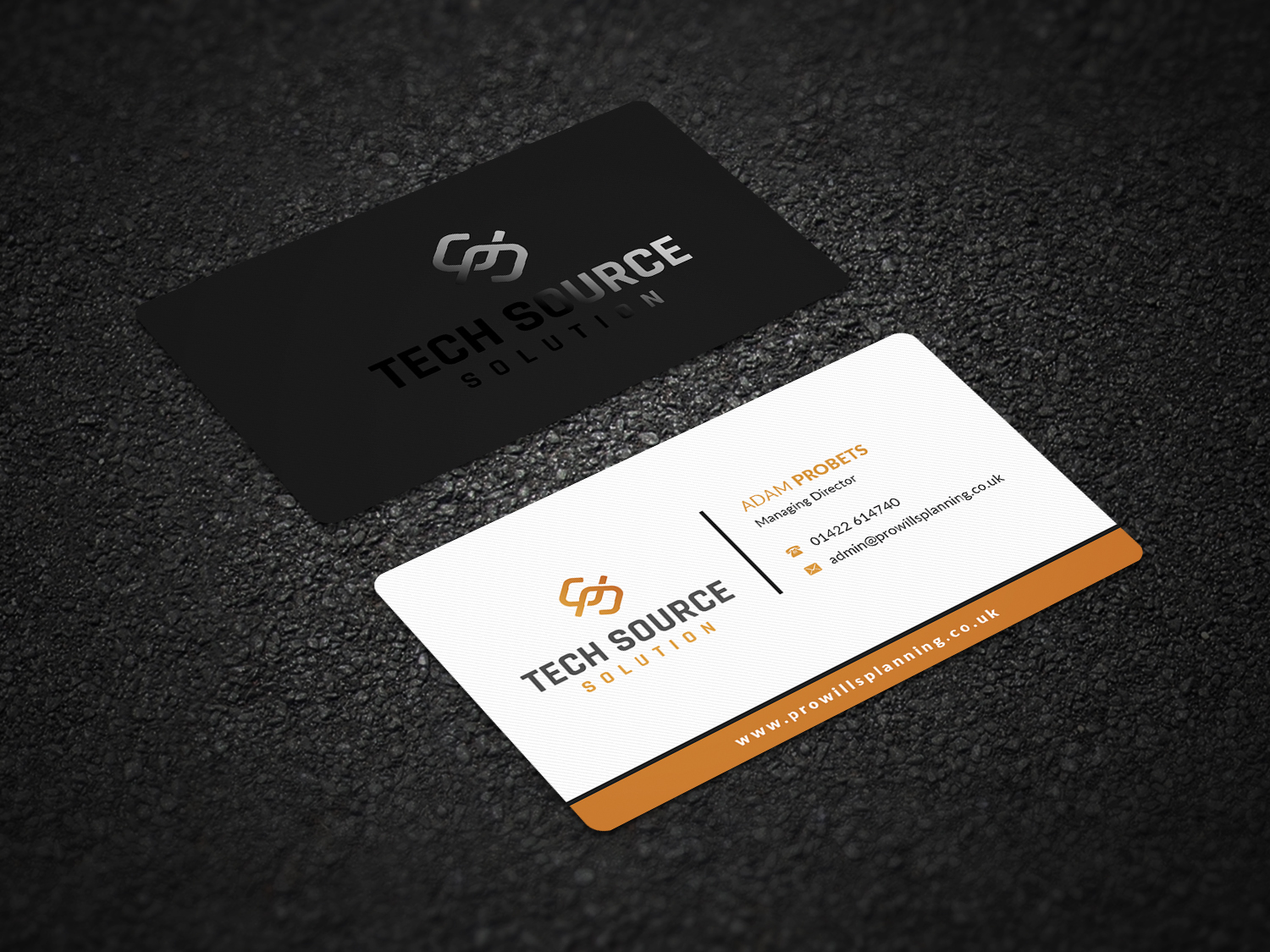 Diseño de Tarjeta de Presentación por Pointless Pixels India para Tech Source Solution | Diseño #18924369