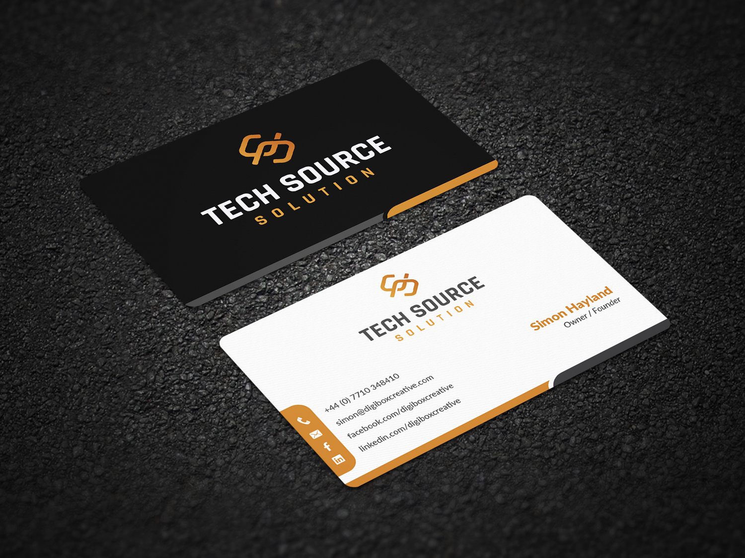 Business Card Design by Pointless Pixels India for Tech Source Solution | Design #18924993