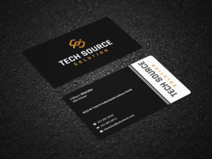 Business Card Design by Pointless Pixels India for Tech Source Solution | Design: #18924995
