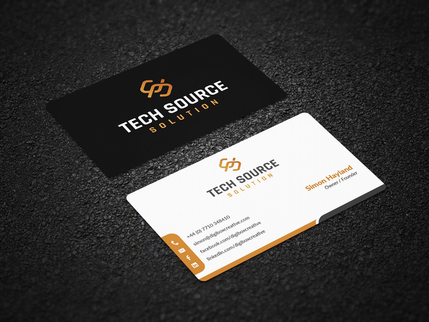 Business Card Design by Pointless Pixels India for Tech Source Solution | Design #18924996