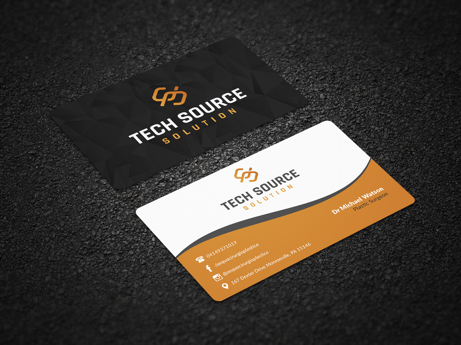 Business Card Design by Pointless Pixels India for Tech Source Solution | Design #18924997