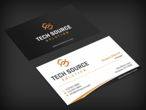 Diseño de Tarjeta de Presentación por SKYdesign para Tech Source Solution | Diseño: #18928539