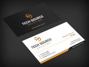 Diseño de Tarjeta de Presentación por SKYdesign para Tech Source Solution | Diseño: #18928540