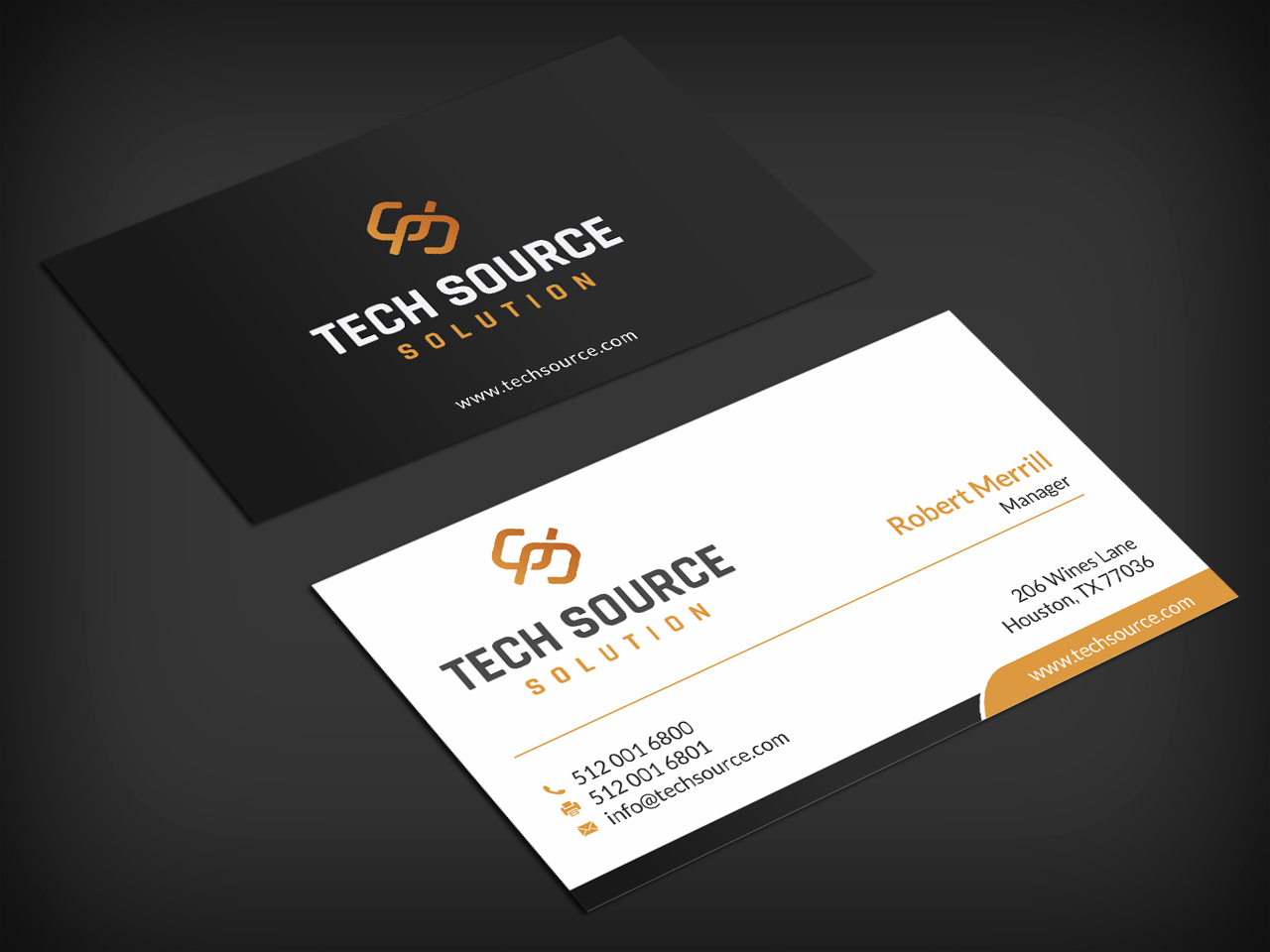 Diseño de Tarjeta de Presentación por SKYdesign para Tech Source Solution | Diseño #18928542