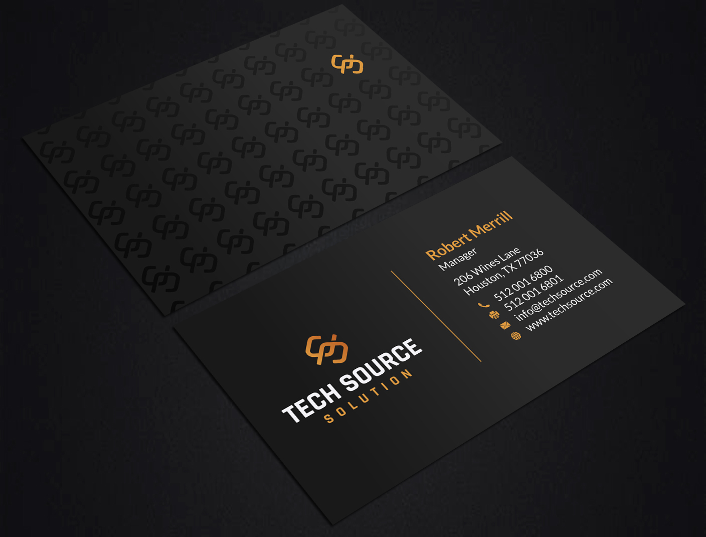 Diseño de Tarjeta de Presentación por SKYdesign para Tech Source Solution | Diseño #18928545
