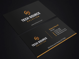 Diseño de Tarjeta de Presentación por SKYdesign para Tech Source Solution | Diseño: #18928546