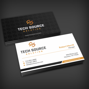 Diseño de Tarjeta de Presentación por SKYdesign para Tech Source Solution | Diseño: #18928547