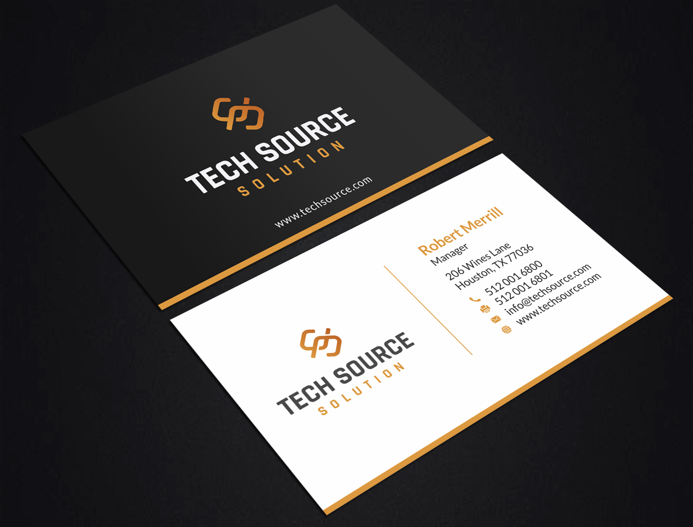 Business Card Design by SKYdesign for Tech Source Solution | Design #18928548