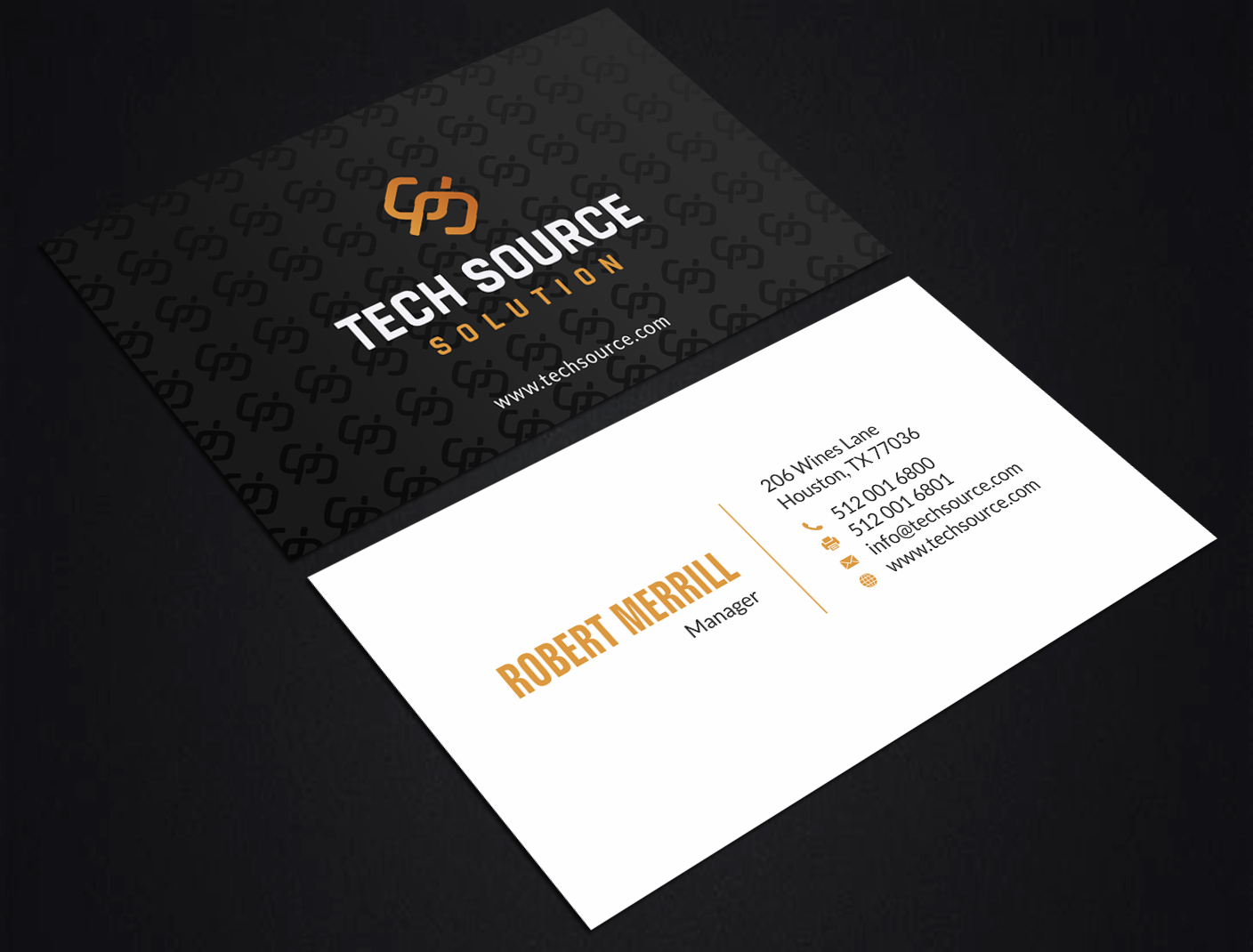 Diseño de Tarjeta de Presentación por SKYdesign para Tech Source Solution | Diseño #18928556