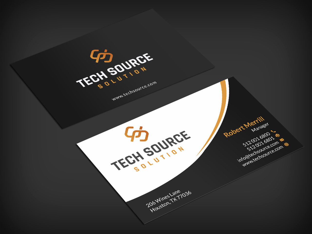 Business Card Design by SKYdesign for Tech Source Solution | Design #18928563