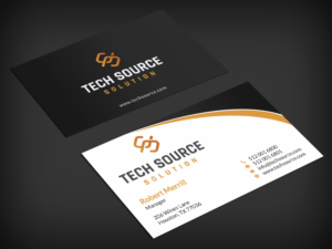 Diseño de Tarjeta de Presentación por SKYdesign para Tech Source Solution | Diseño: #18928564