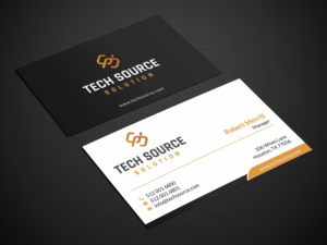 Diseño de Tarjeta de Presentación por SKYdesign para Tech Source Solution | Diseño: #18928568
