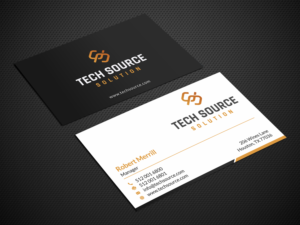 Diseño de Tarjeta de Presentación por SKYdesign para Tech Source Solution | Diseño: #18928571