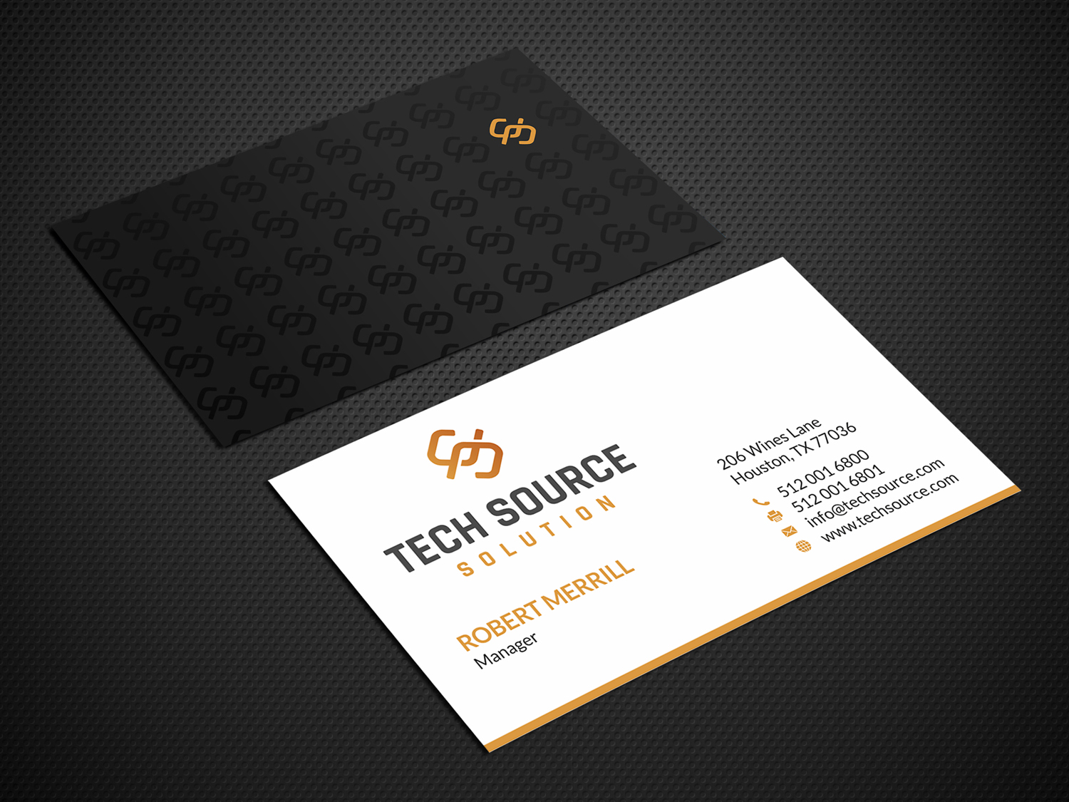 Diseño de Tarjeta de Presentación por SKYdesign para Tech Source Solution | Diseño #18928573