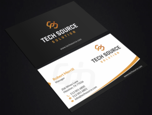 Diseño de Tarjeta de Presentación por SKYdesign para Tech Source Solution | Diseño: #18930734