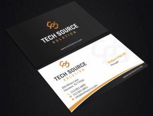 Diseño de Tarjeta de Presentación por SKYdesign para Tech Source Solution | Diseño: #18930745