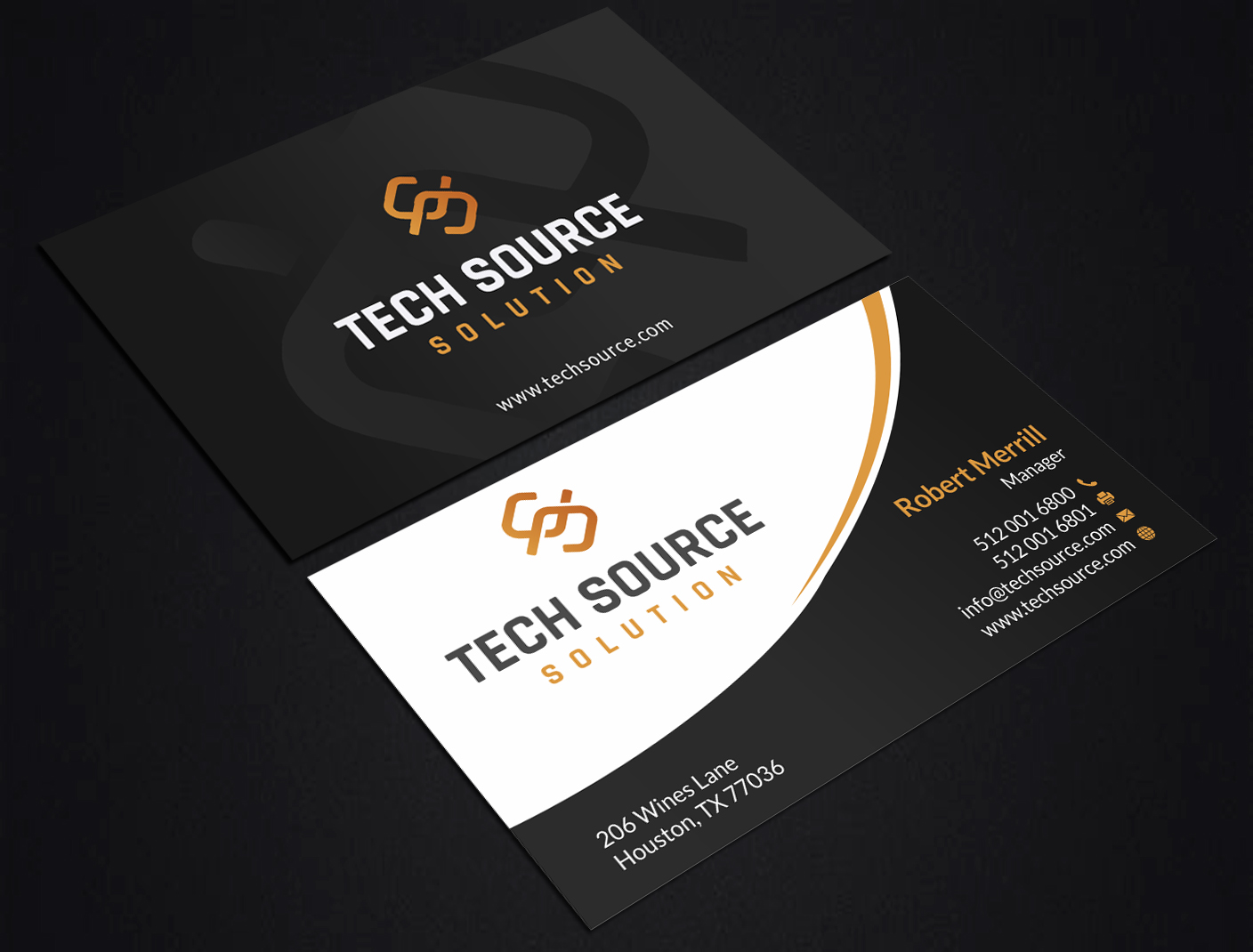 Business Card Design by SKYdesign for Tech Source Solution | Design #18932501