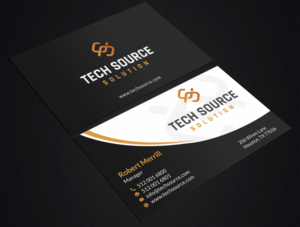 Diseño de Tarjeta de Presentación por SKYdesign para Tech Source Solution | Diseño: #18932523