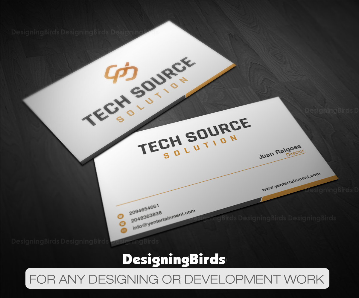 Diseño de Tarjeta de Presentación por Designing Birds para Tech Source Solution | Diseño #18922104