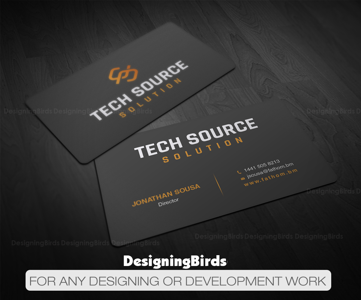 Diseño de Tarjeta de Presentación por Designing Birds para Tech Source Solution | Diseño #18922203