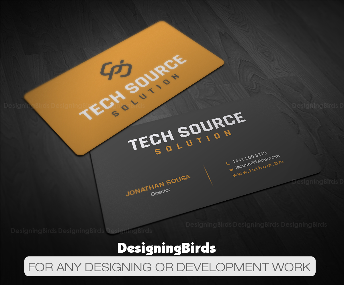 Diseño de Tarjeta de Presentación por Designing Birds para Tech Source Solution | Diseño #18922228