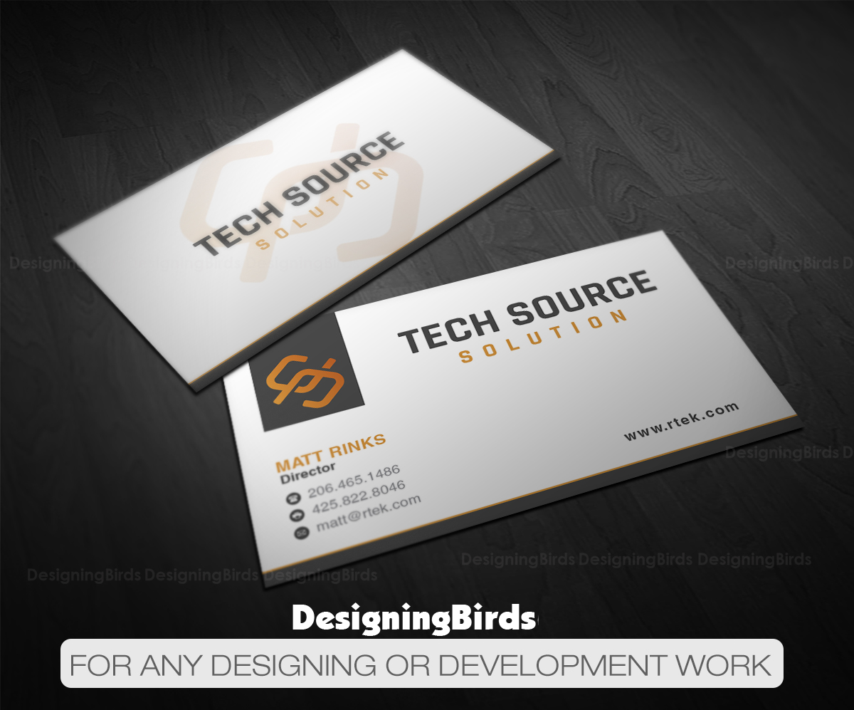 Diseño de Tarjeta de Presentación por Designing Birds para Tech Source Solution | Diseño #18922587