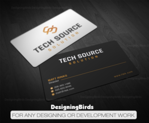 Diseño de Tarjeta de Presentación por Designing Birds para Tech Source Solution | Diseño: #18922672