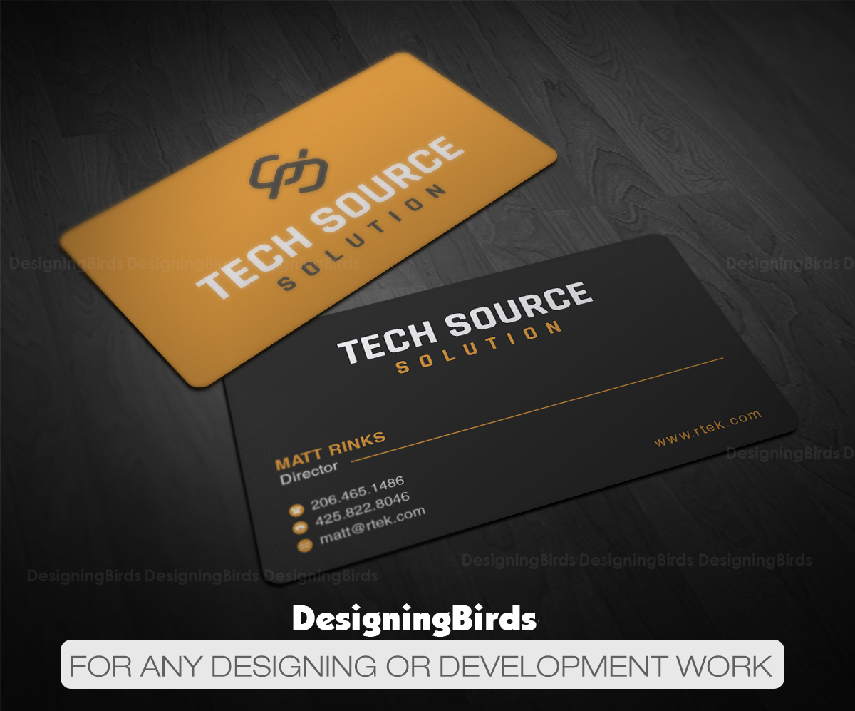 Diseño de Tarjeta de Presentación por Designing Birds para Tech Source Solution | Diseño #18922673