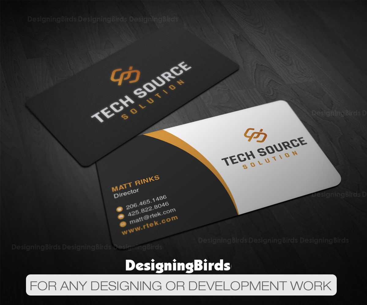Diseño de Tarjeta de Presentación por Designing Birds para Tech Source Solution | Diseño #18925228