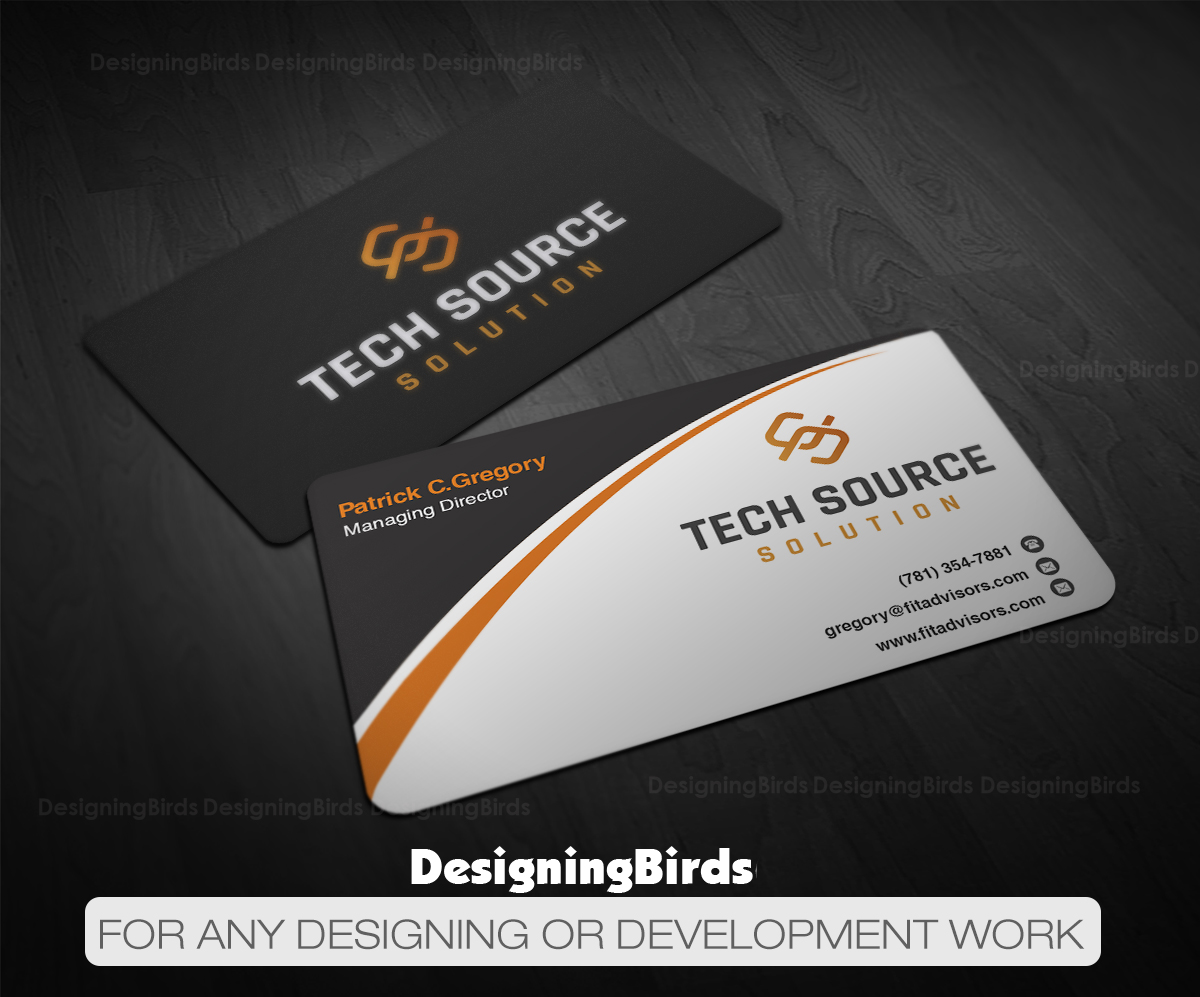 Diseño de Tarjeta de Presentación por Designing Birds para Tech Source Solution | Diseño #18925554