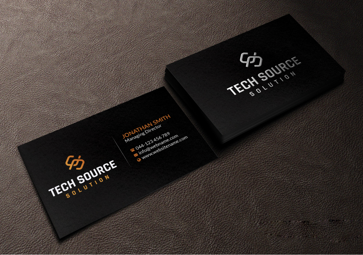 Business Card Design by Creations Box 2015 for Tech Source Solution | Design #18926617