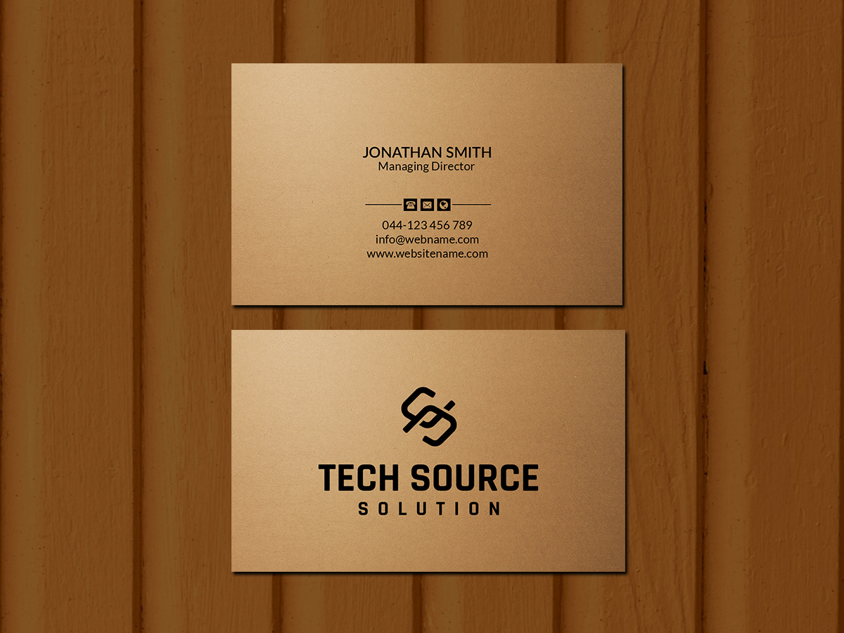 Business Card Design by Creations Box 2015 for Tech Source Solution | Design #18926618