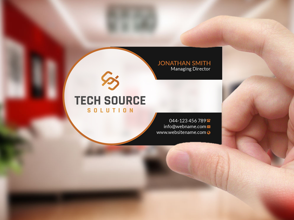 Business Card Design by Creations Box 2015 for Tech Source Solution | Design #18926620