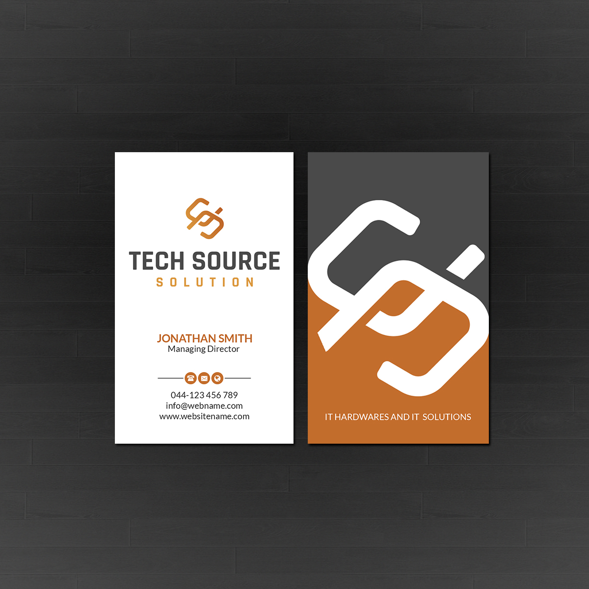 Business Card Design by Creations Box 2015 for Tech Source Solution | Design #18926622