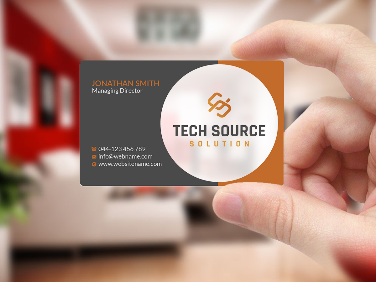 Business Card Design by Creations Box 2015 for Tech Source Solution | Design #18926623