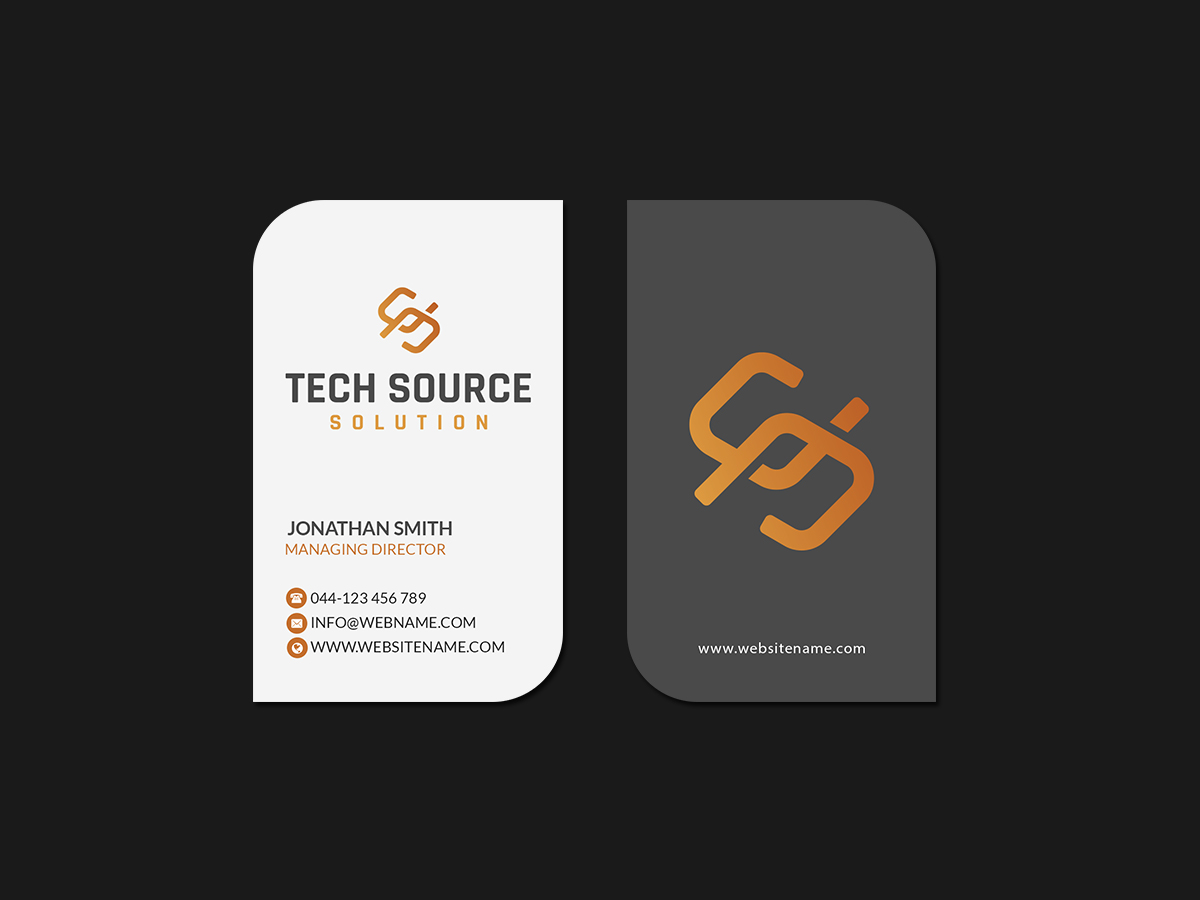 Business Card Design by Creations Box 2015 for Tech Source Solution | Design #18926628