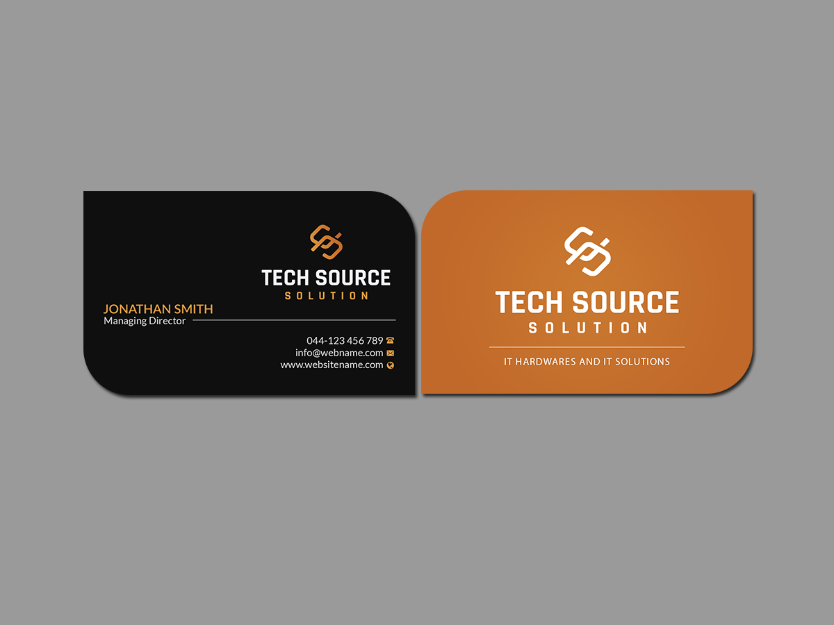 Business Card Design by Creations Box 2015 for Tech Source Solution | Design #18926629
