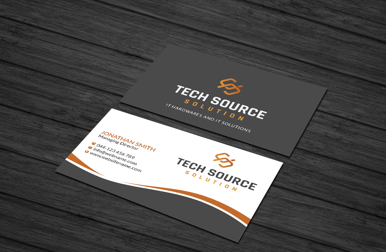 Business Card Design by Creations Box 2015 for Tech Source Solution | Design #18926638