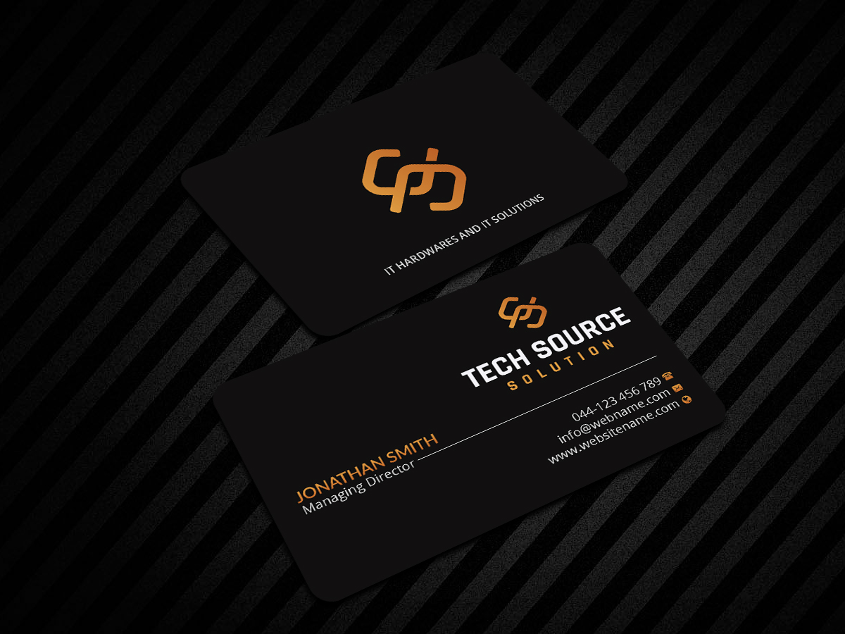 Business Card Design by Creations Box 2015 for Tech Source Solution | Design #18927136