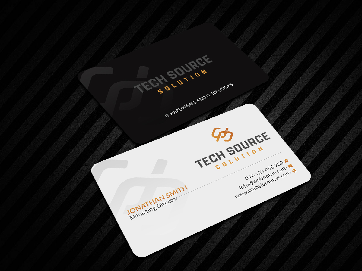 Business Card Design by Creations Box 2015 for Tech Source Solution | Design #18927139