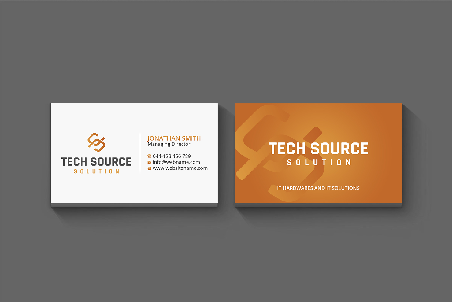 Business Card Design by Creations Box 2015 for Tech Source Solution | Design #18927145