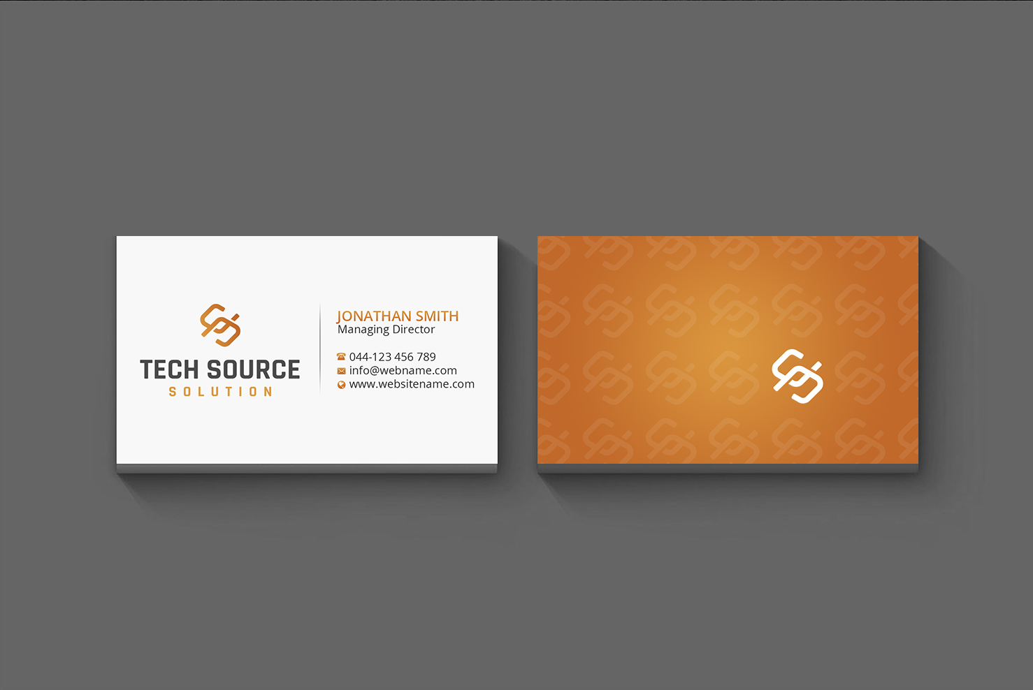 Business Card Design by Creations Box 2015 for Tech Source Solution | Design #18927146