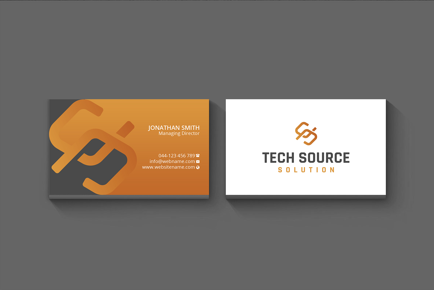 Business Card Design by Creations Box 2015 for Tech Source Solution | Design #18927148