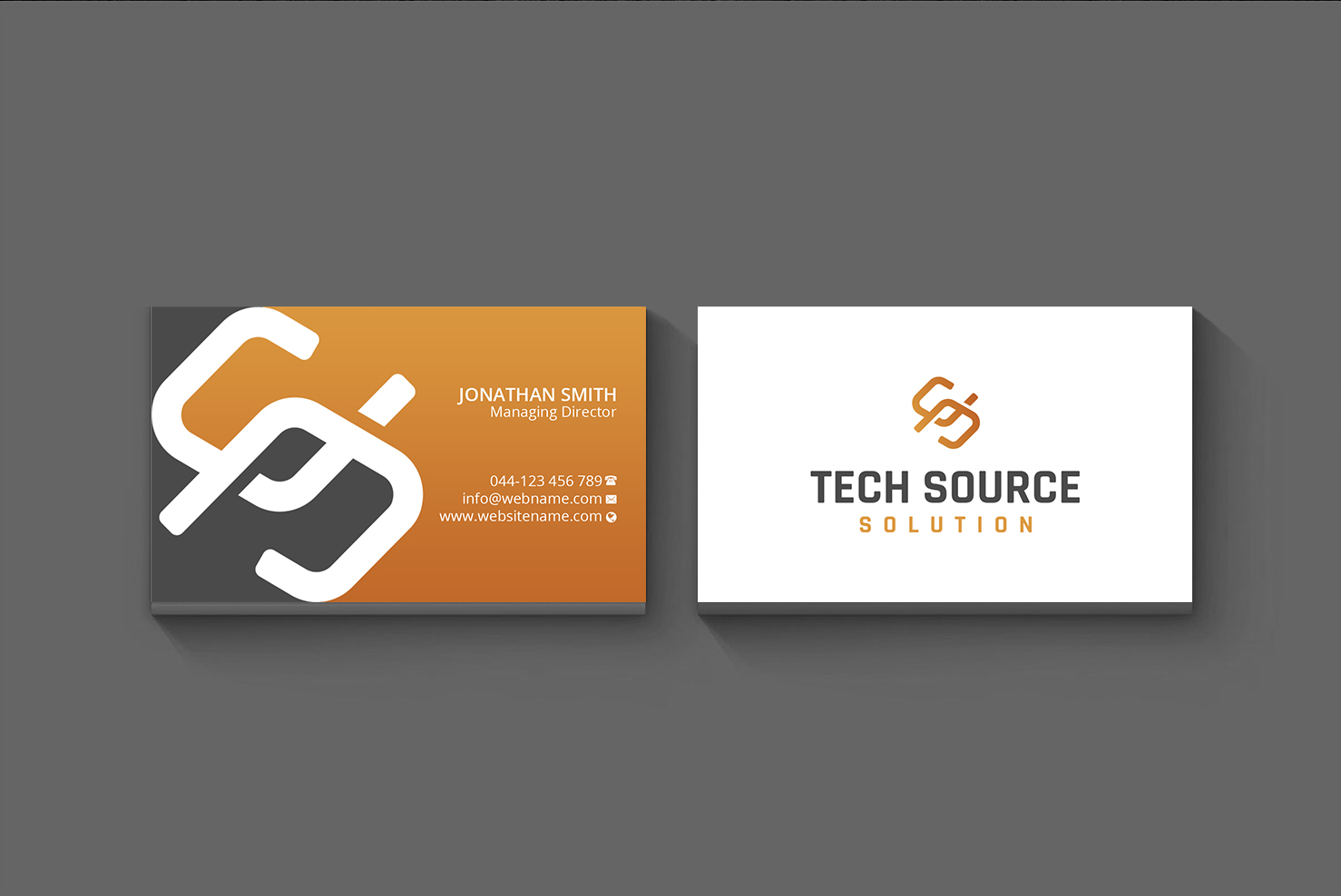 Business Card Design by Creations Box 2015 for Tech Source Solution | Design #18927149